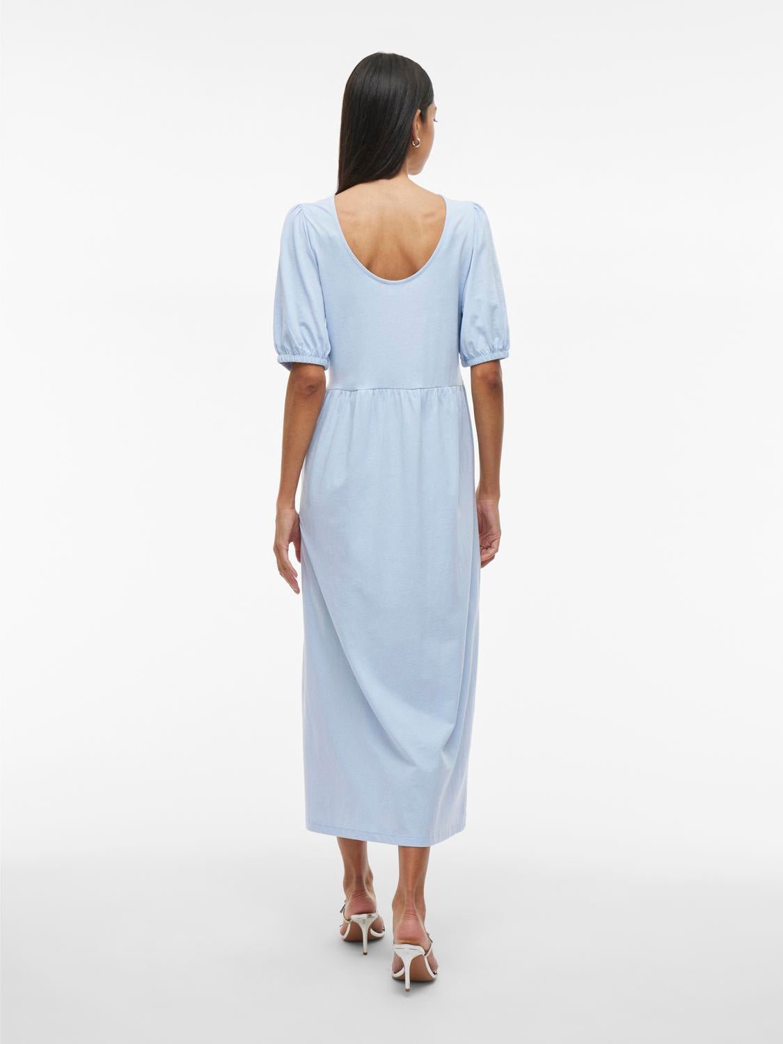 VISUMMERA Midi Dress - Kentucky Blue - VERO MODA & VILA Bergvik